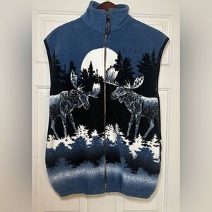 Alaska Blue Moose Vest